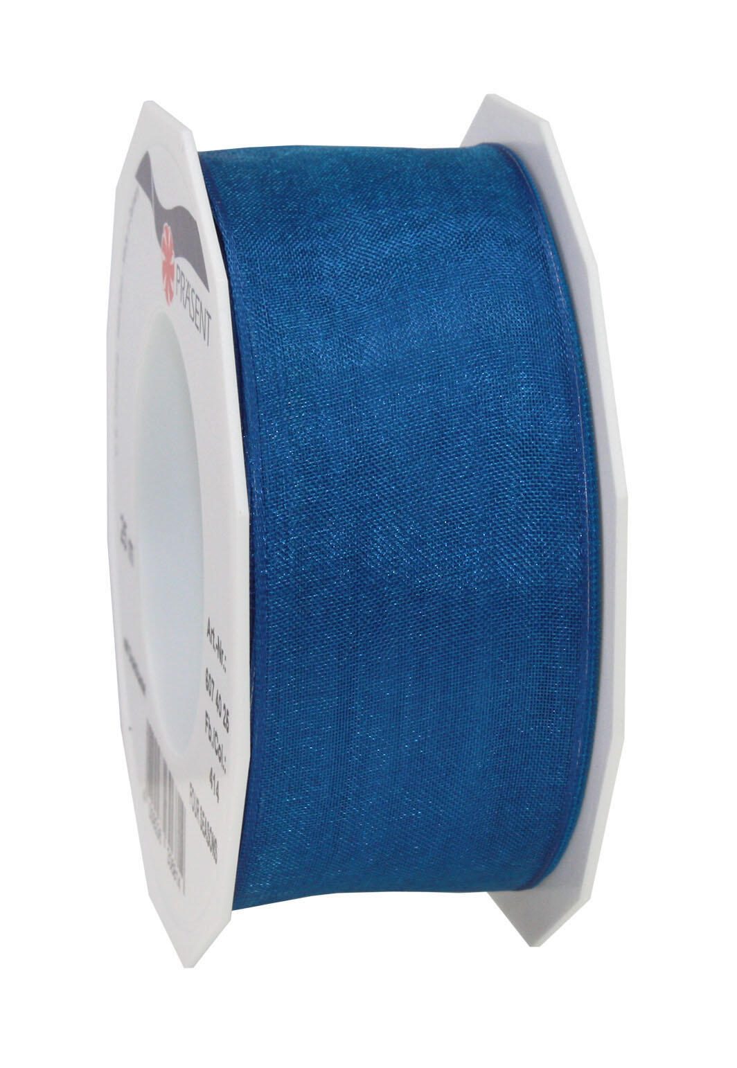 C.E. Pattberg Geschenkband Four Seasons seidenmatt royalblau 40.0 mm x 25.0m