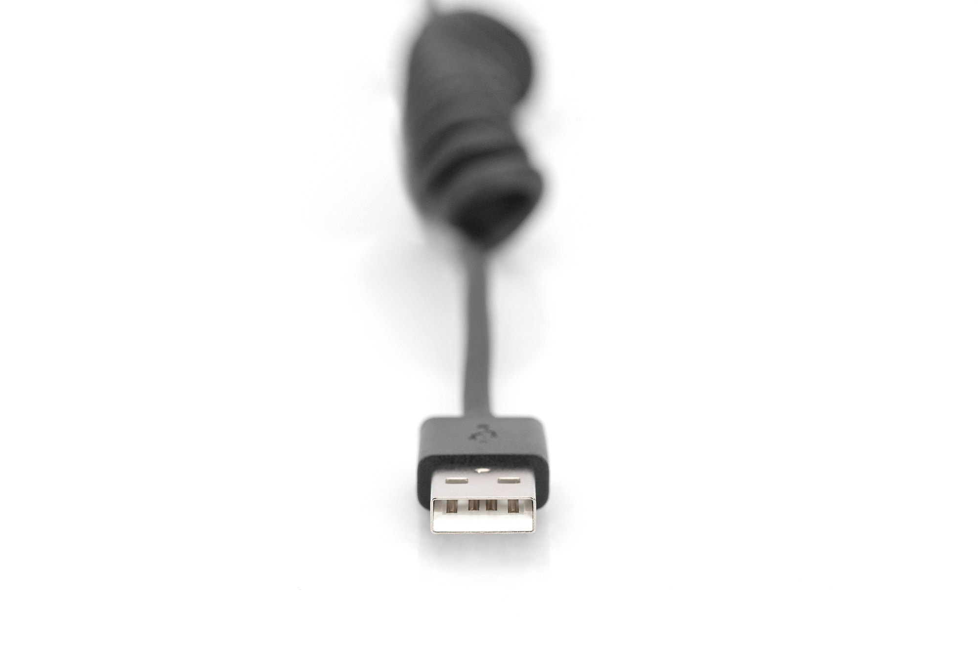 Digitus C�ble spiral� USB 2.0 USB A vers USB-C