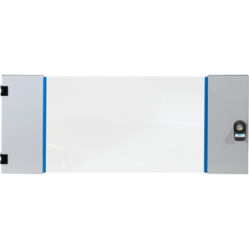 EFB Elektronik Frontt�r fuer Wandverteiler 4HE Glas RAL7035