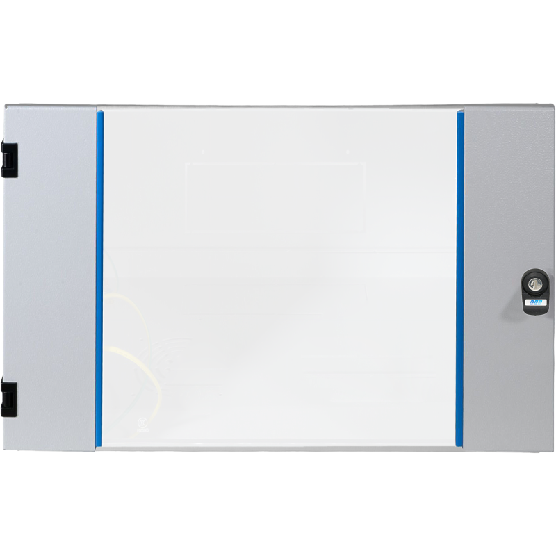 EFB Elektronik Frontt�r fuer Wandverteiler 15HE Glas RAL7035
