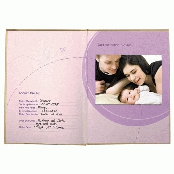 Hama Baby Diary Baby Feel album photo et prot�ge-page Beige 44 feuilles