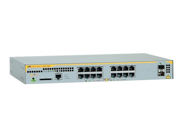 Allied Telesis AT x230-18GP - Switch - L2+ - managed - 16 x 10/100/1000 (PoE+)