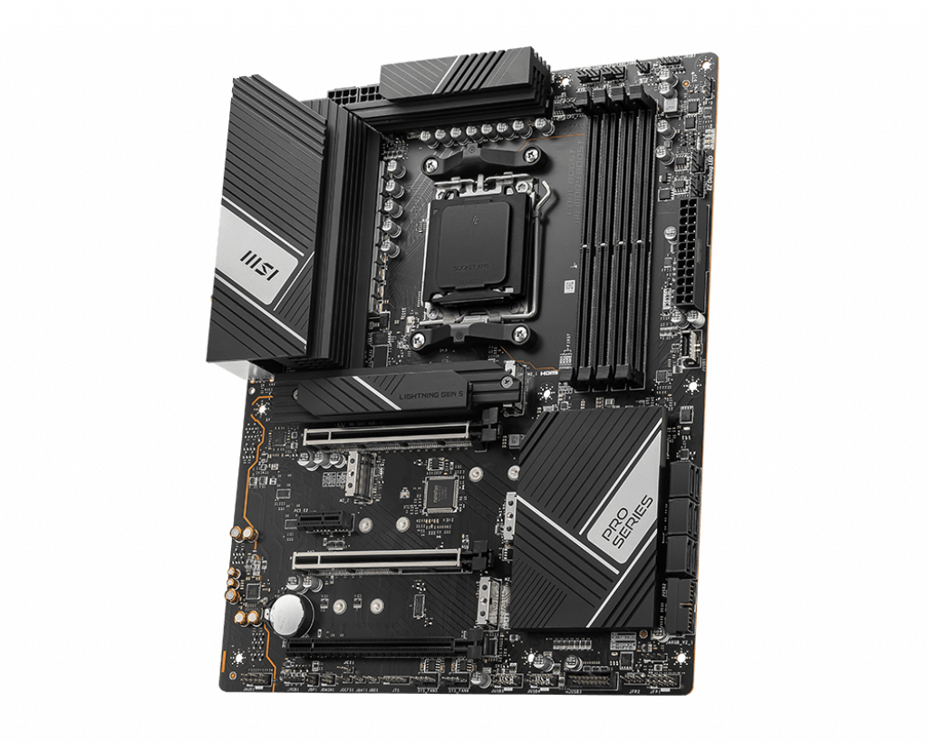 MSI PRO X670-P WIFI - Motherboard - ATX - Socket AM5 - AMD X670 Chipsatz - USB 3.2 Gen 1, USB 3.2 Gen 2, USB-C 3.2 Gen2, USB-C 3.2 Gen 2x2 - 2.5 Gigabit LAN, Bluetooth, Wi-Fi - Onboard-Grafik (CPU erforderlich)