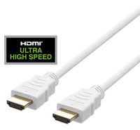 Deltaco HU-30A - 3 m - HDMI Typ A (Standard) - HDMI Typ A (Standard) - Audio Return Channel (ARC) - Wei