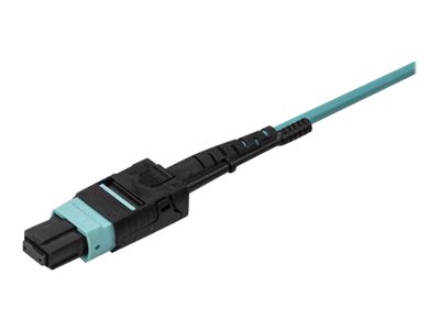 StarTech.com 10m (30ft) MTP(F)/PC to 4x LC/PC Duplex Breakout OM3 Multimode Fiber Optic Cable, OFNP, 8F Type-A, 50/125�m LOMMF, 40G Networks, Low Insertion Loss, MPO to LC Fiber Patch Cord