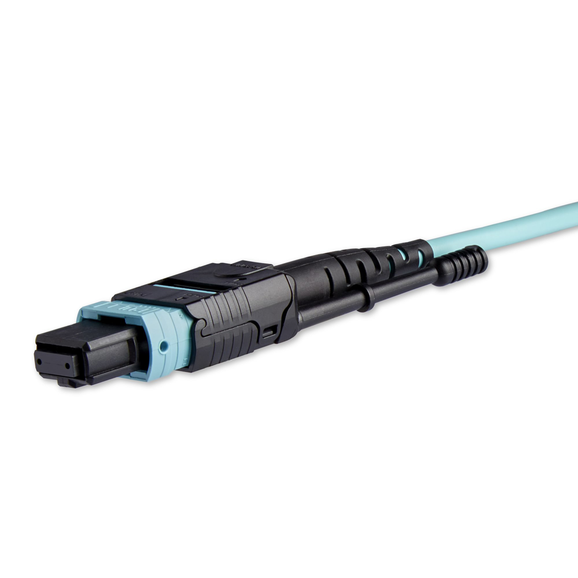 StarTech.com 10m (30ft) MTP(F)/PC to 4x LC/PC Duplex Breakout OM3 Multimode Fiber Optic Cable, OFNP, 8F Type-A, 50/125�m LOMMF, 40G Networks, Low Insertion Loss, MPO to LC Fiber Patch Cord