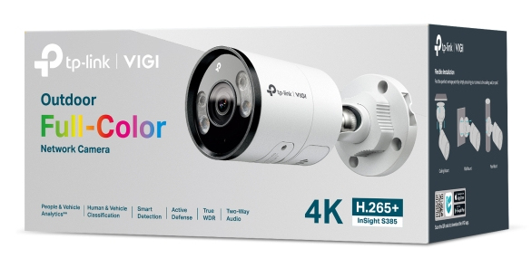 TP-Link INSIGHT S385 Bala (forma) Cmara de seguridad IP Exterior 2880 x 1620 Pixeles Pared
