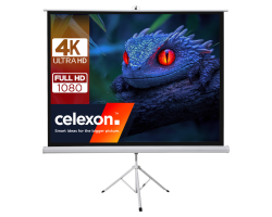 celexon basic Stativ-Leinwand 110| 1 1| mobile transportable 4K Full-HD - Stativleinwand - 279,4 cm