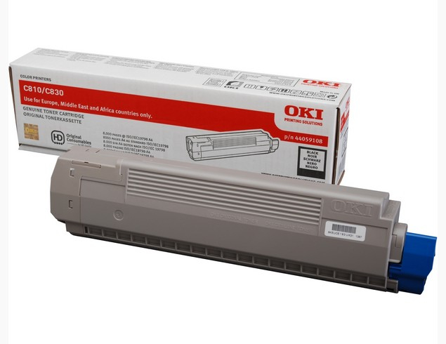 OKI 44059108 - Toner schwarz - fr C810CDTN, 810DN, 810N, 830CDTN, 830dn, 830dtn, 830n