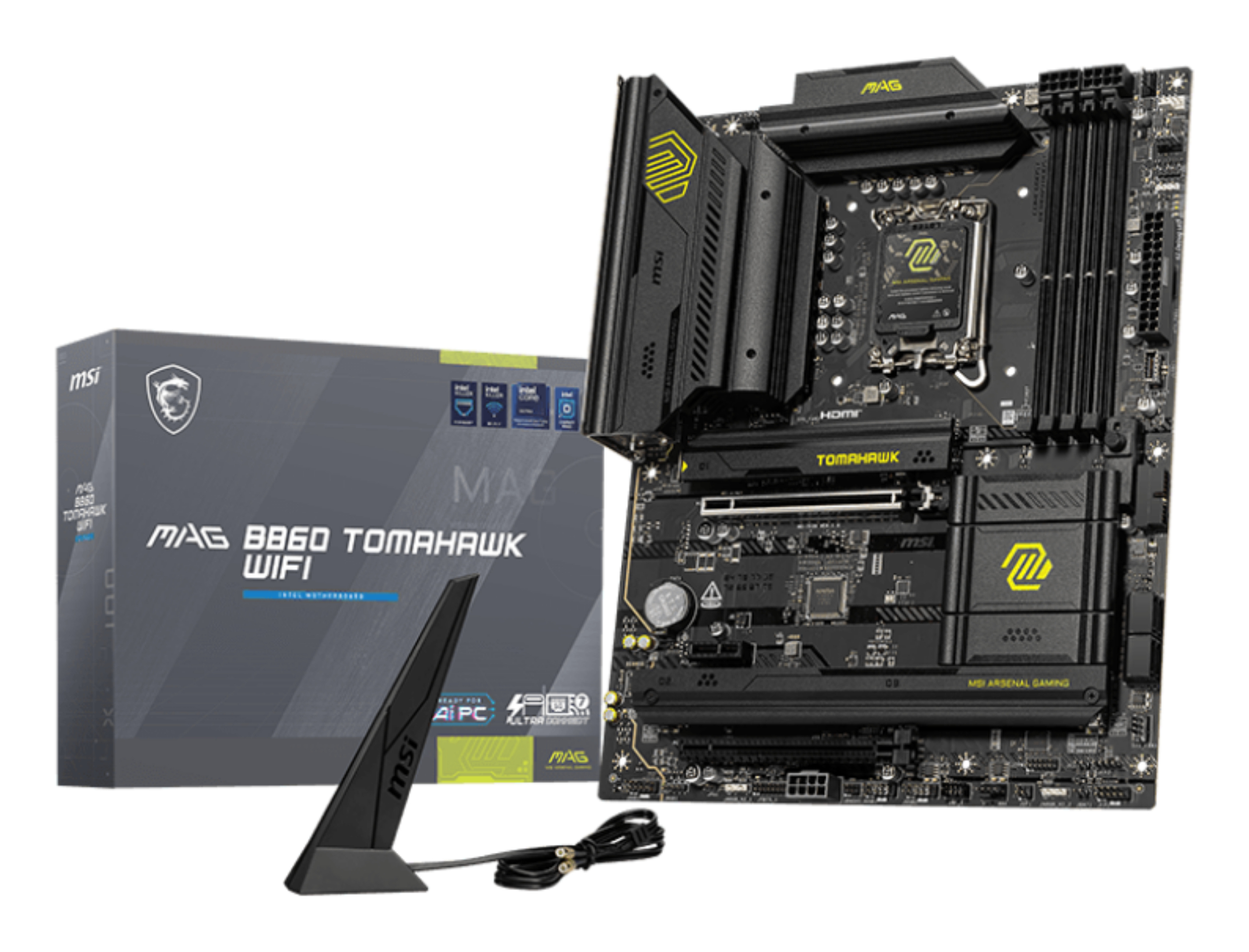 MSI Motherboard Intel B860 Lga 1851 Socket V1 Atx - Mainboard - Intel Sockel 1851 (Core Ultra 100&200)