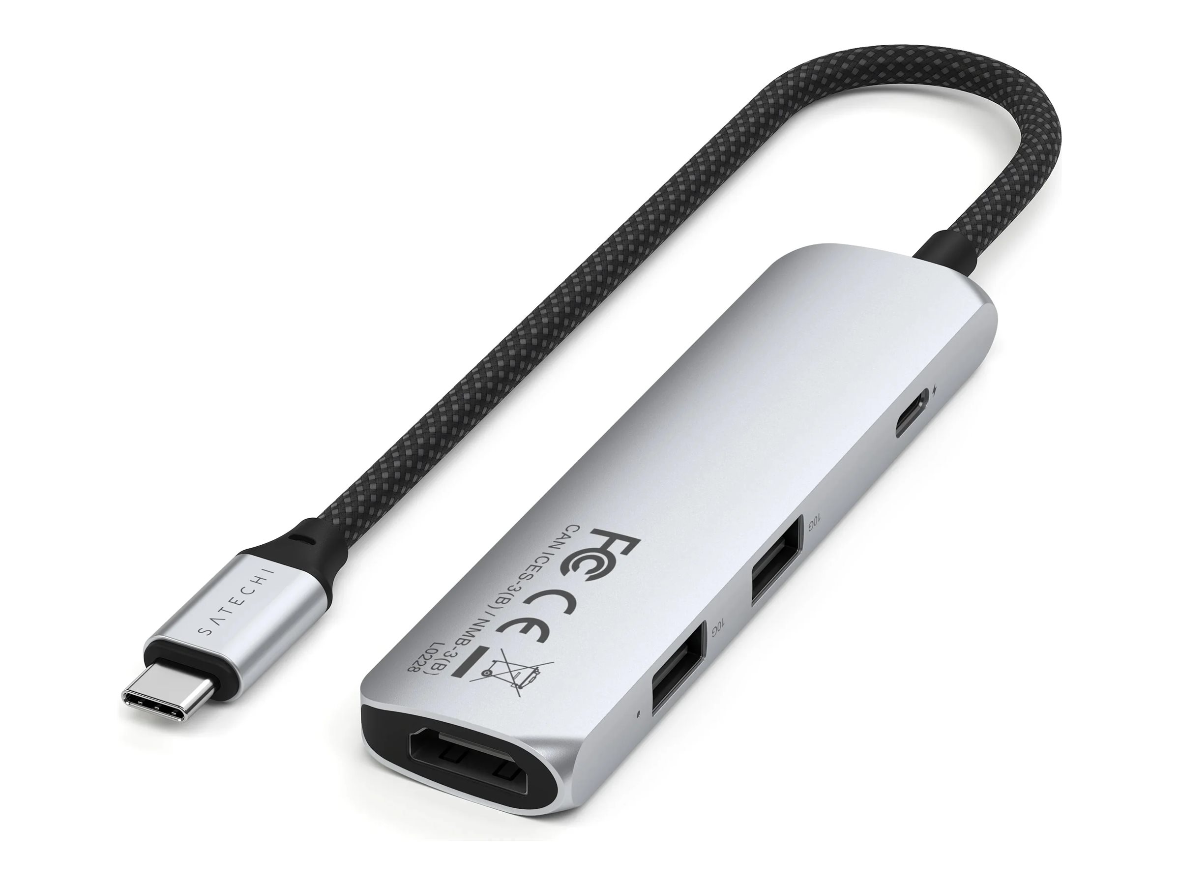 Satechi 4-in-1 - Dockingstation - USB-C / USB