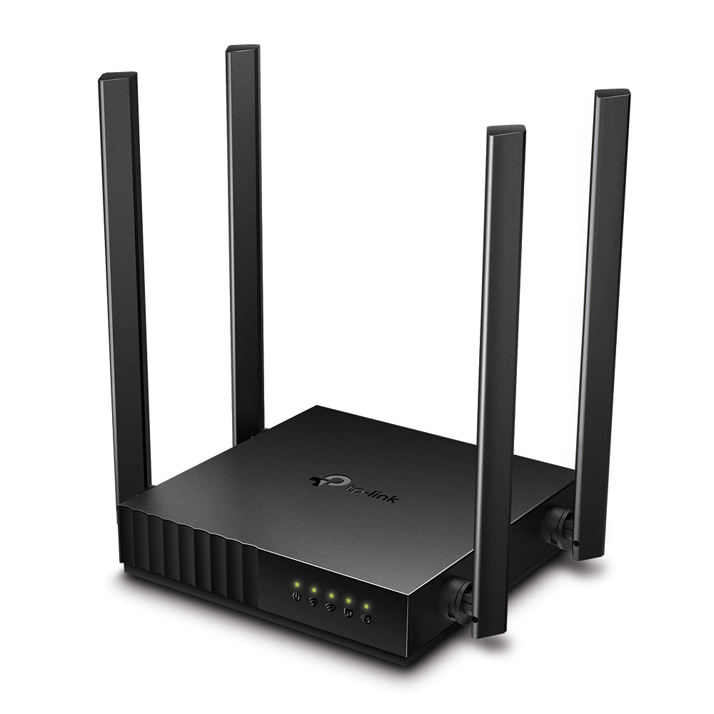 TP-Link Archer C50 V6 wireless router Fast Ethernet Dual-band (2.4 GHz / 5 GHz) Black, White