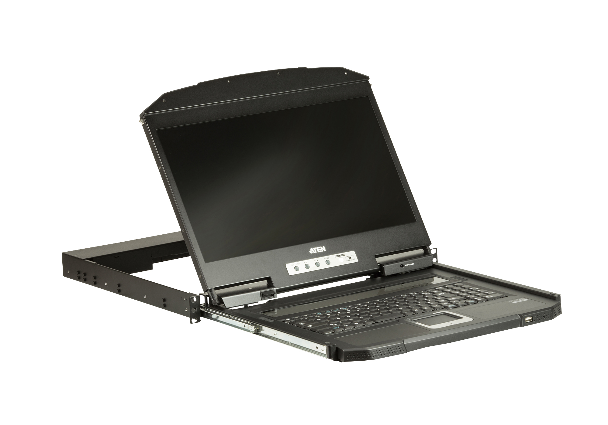 ATEN CL3100NX consola de rack 47 cm (18.5) 1366 x 768 Pixeles Metal, Pl�stico Negro 1U