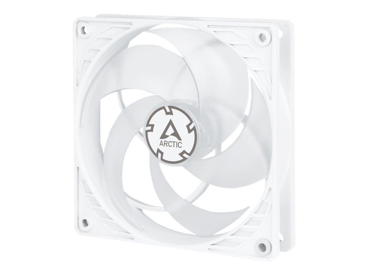 ARCTIC P12 PWM PST Case per computer Ventilatore 12 cm Trasparente, Bianco