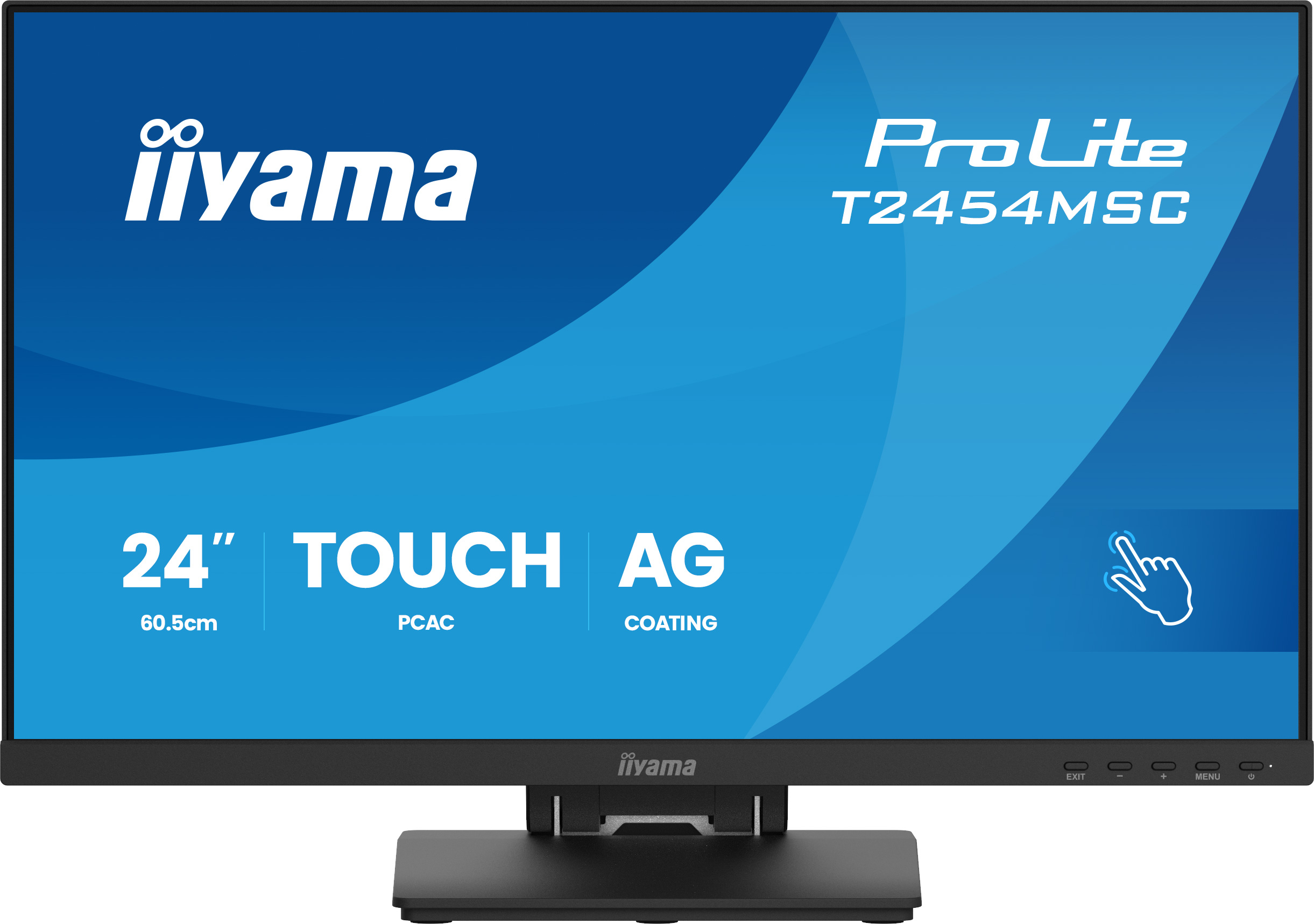 Iiyama TFT T2454MSC 60.5cm PCAP 24/1920x1080/HDMI/DP/2xUSB/Touch