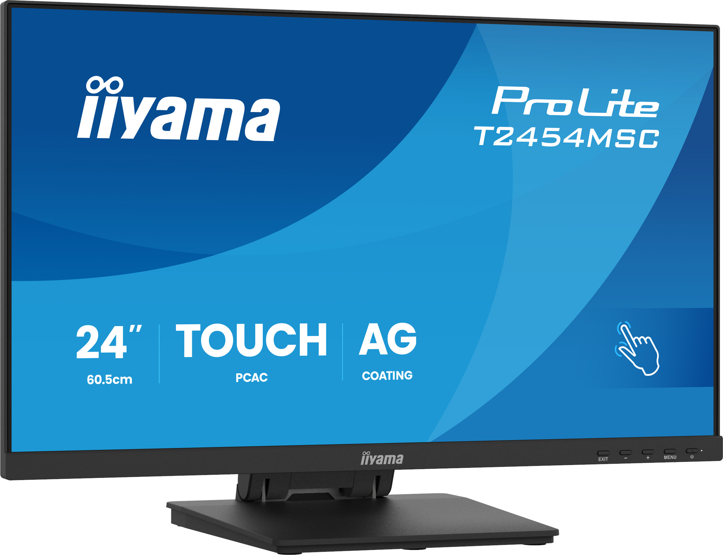 Iiyama TFT T2454MSC 60.5cm PCAP 24/1920x1080/HDMI/DP/2xUSB/Touch