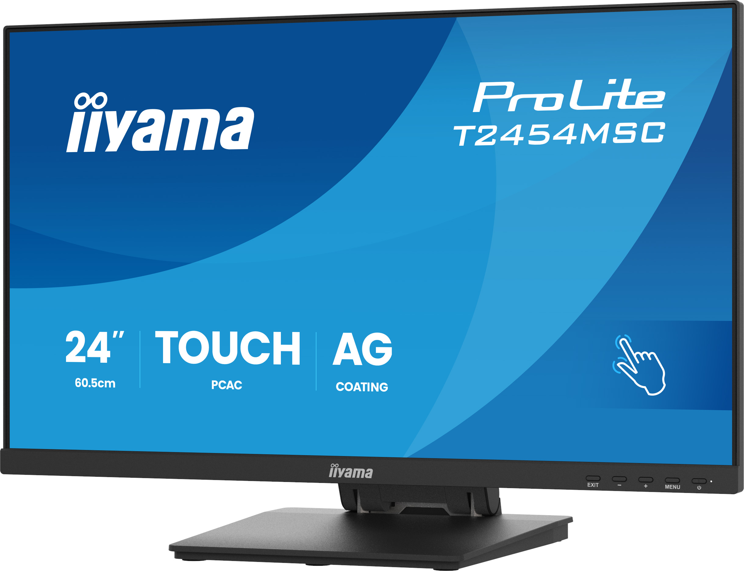Iiyama TFT T2454MSC 60.5cm PCAP 24/1920x1080/HDMI/DP/2xUSB/Touch