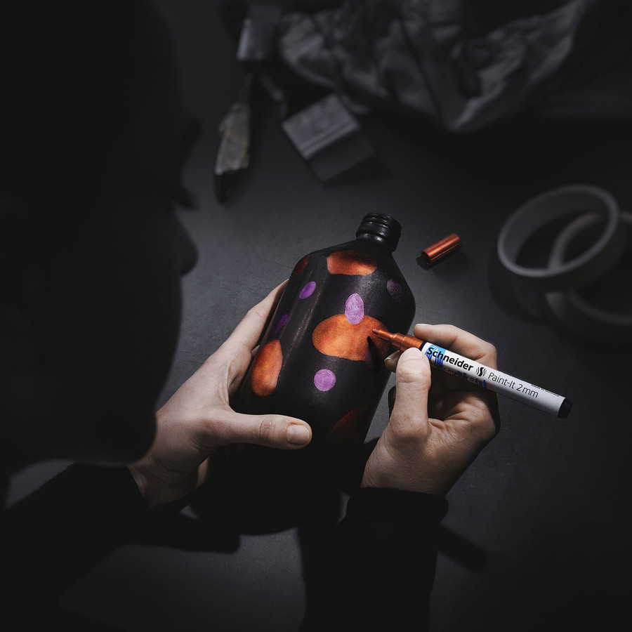 Schneider Schreibger�te ML01111501 paint marker Copper, Gold, Silver, Violet 4 pc(s)