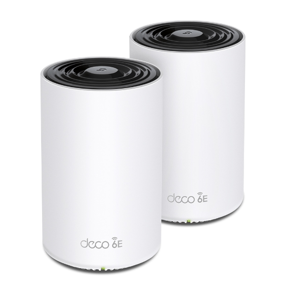 TP-Link DECO XE75(2-PACK)(EU) sistema Wi-Fi Mesh (Wi-Fi en malla) Tribanda (2.4 GHz / 5 GHz / 6 GHz) Wi-Fi 6E (802.11ax) Blanco 3 Interno
