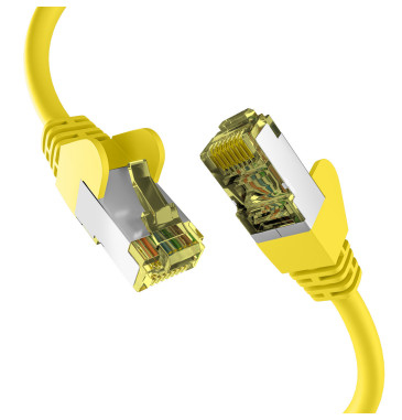 M-Cab EC020200070 cable de red Amarillo 15 m Cat6a S/FTP (S-STP)
