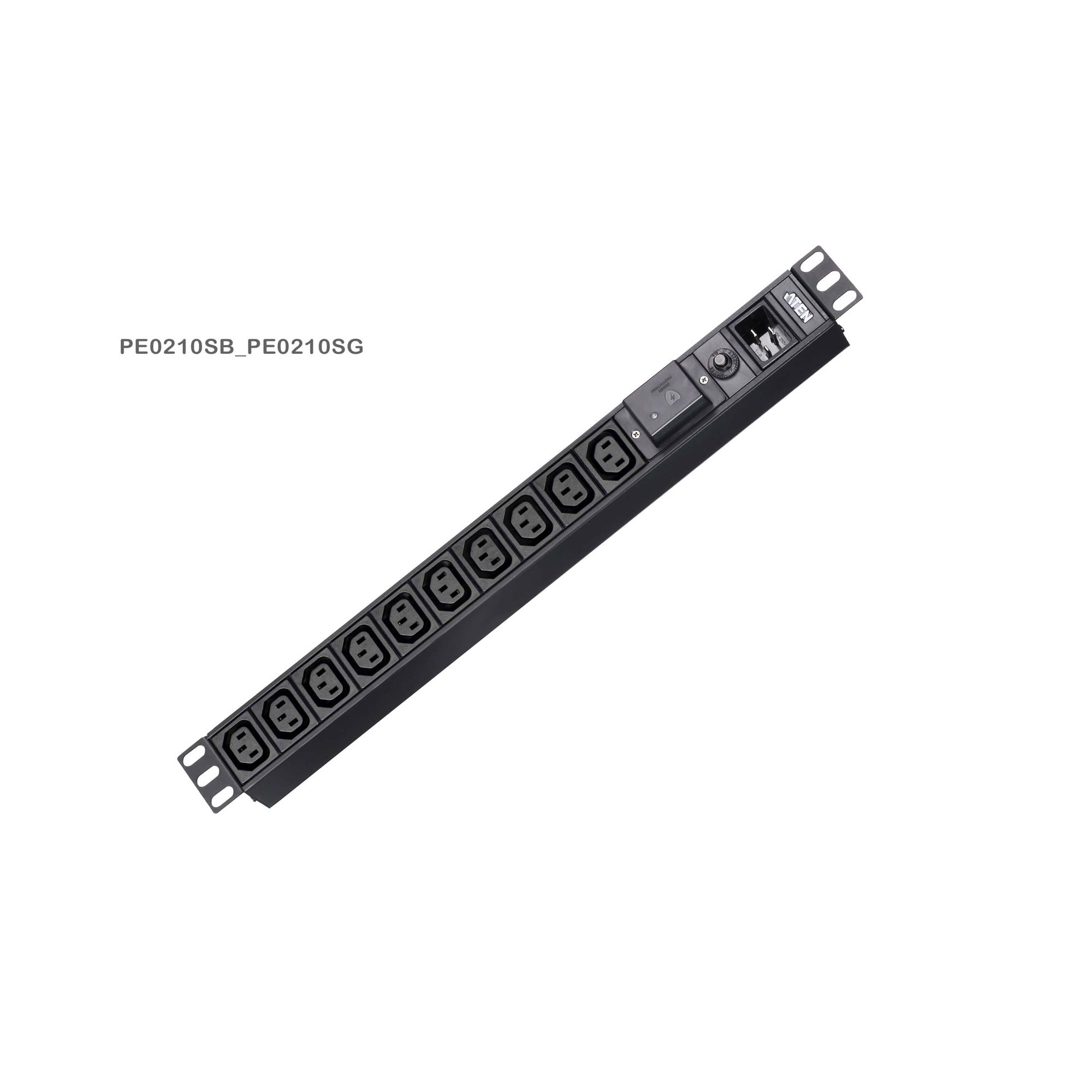 ATEN PE0210SG power distribution unit (PDU) 10 AC outlet(s) 1U Black