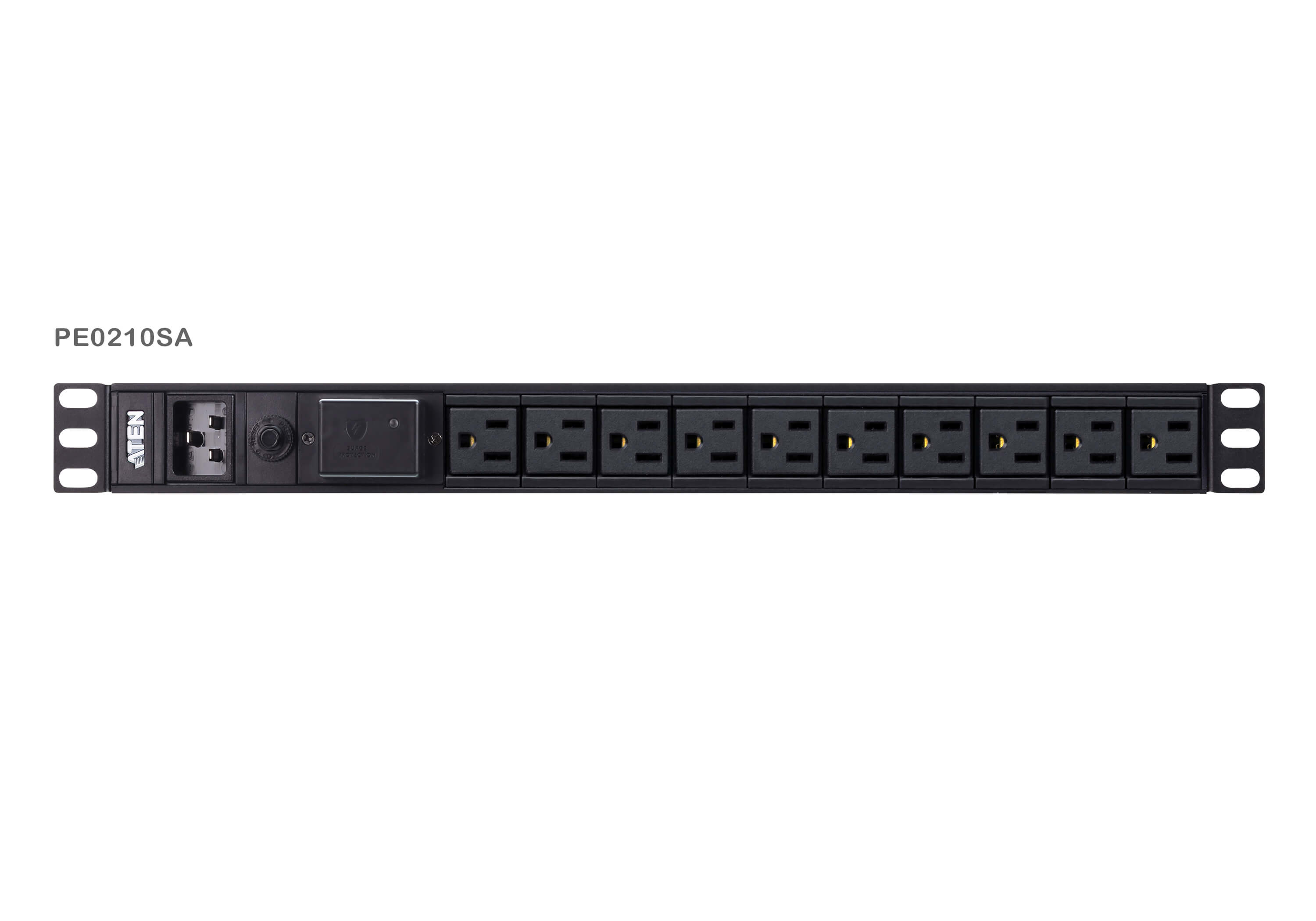 ATEN PE0210SG power distribution unit (PDU) 10 AC outlet(s) 1U Black