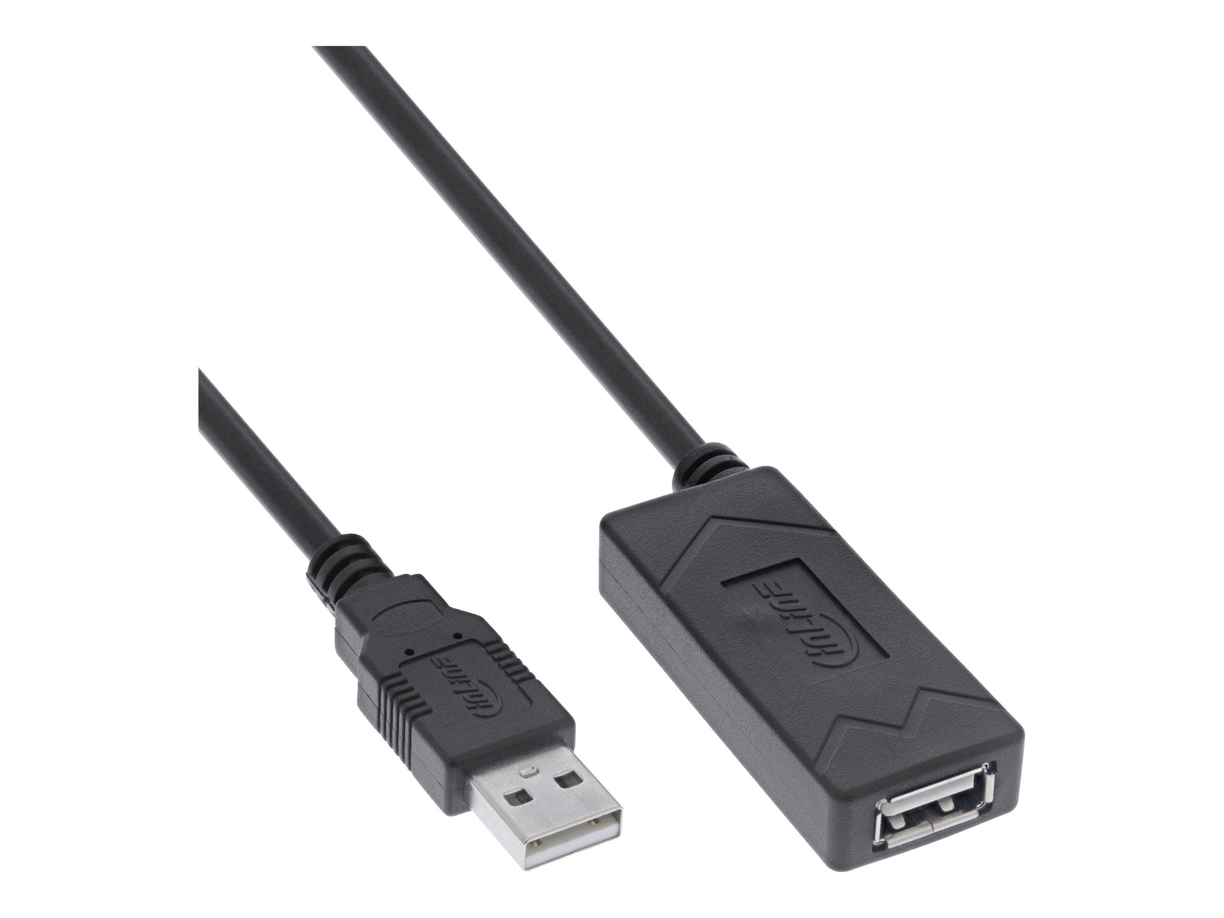 InLine Estensione attiva USB 2.0, spina/presa USB-A, 10m