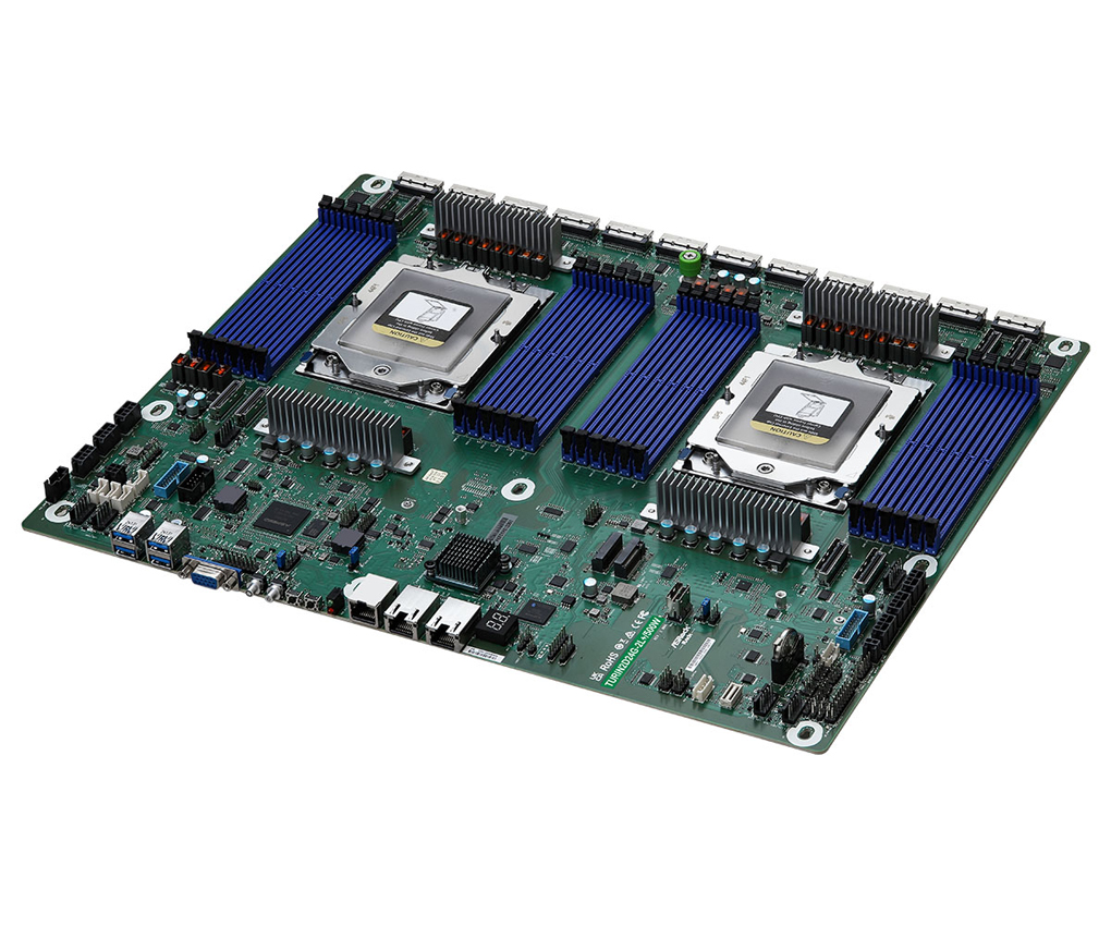 ASRock Mainboard TURIN2D24G-2L+/500W Proprietary Dual Sockel SP5 Single - Mainboard - 6 GB
