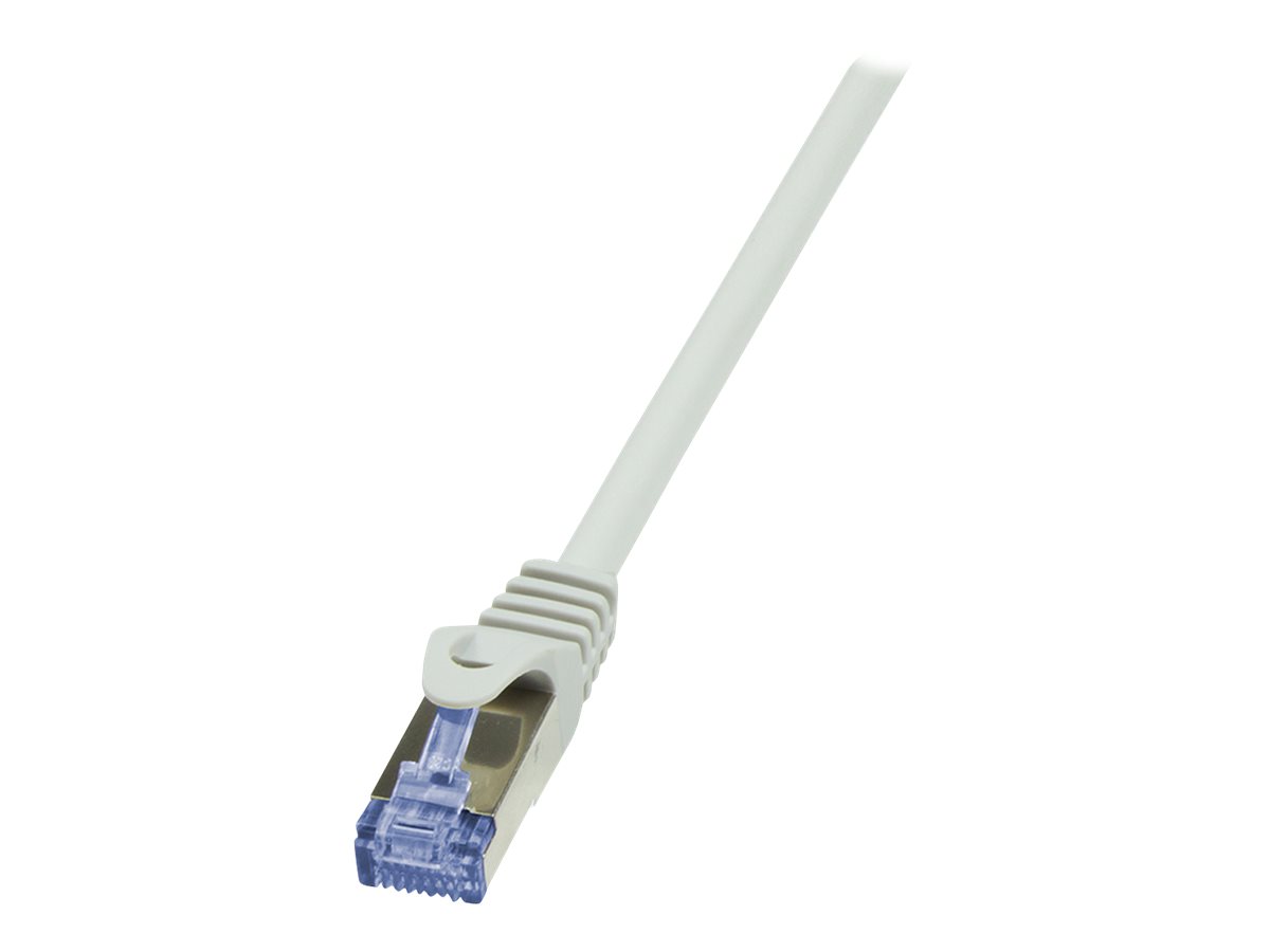 LogiLink Cat6a S/FTP, 0.5m networking cable Grey S/FTP (S-STP)