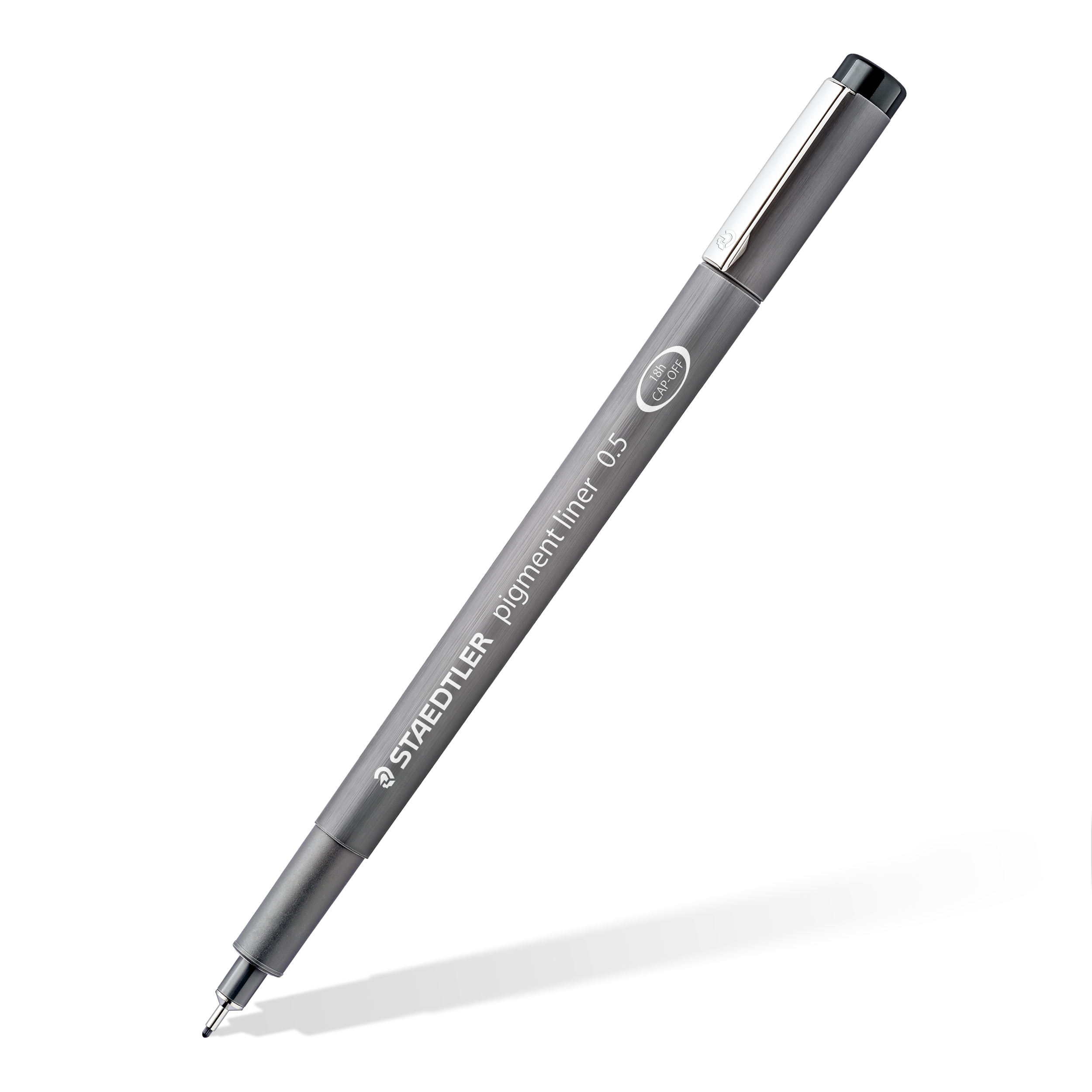 STAEDTLER pigment liner - Fineliner - permanent - Schwarz - Pigmenttinte (Packung mit 6)