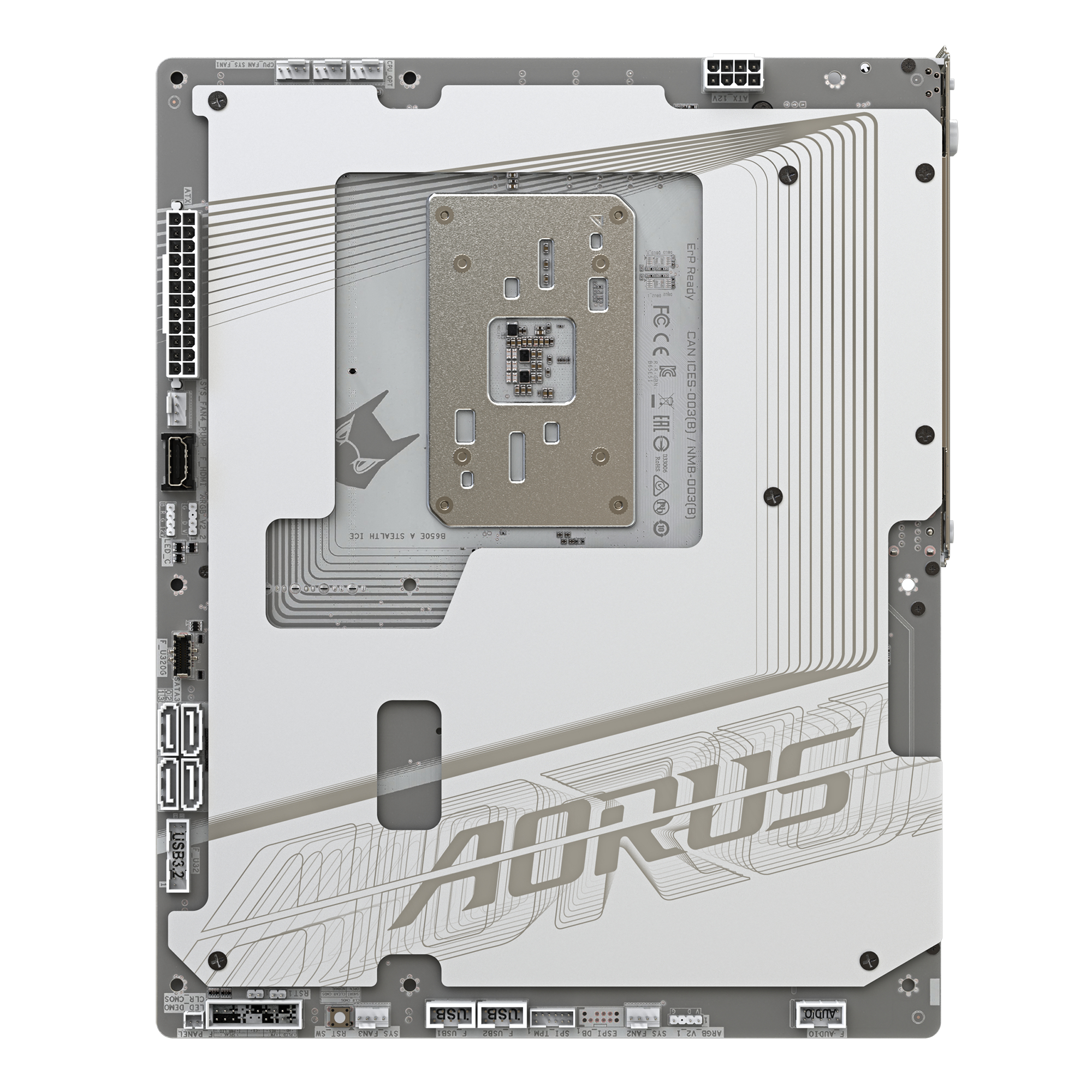 Gigabyte AORUS B650E STEALTH ICE - Motherboard - ATX - Socket AM5 - AMD B650 Chipsatz - USB-C 3.2 Gen2, USB 3.2 Gen 2, USB 3.2 Gen 1, USB-C 3.2 Gen 2x2 - 2.5 Gigabit LAN, Wi-Fi 7, Bluetooth - Onboard-Grafik (CPU erforderlich)