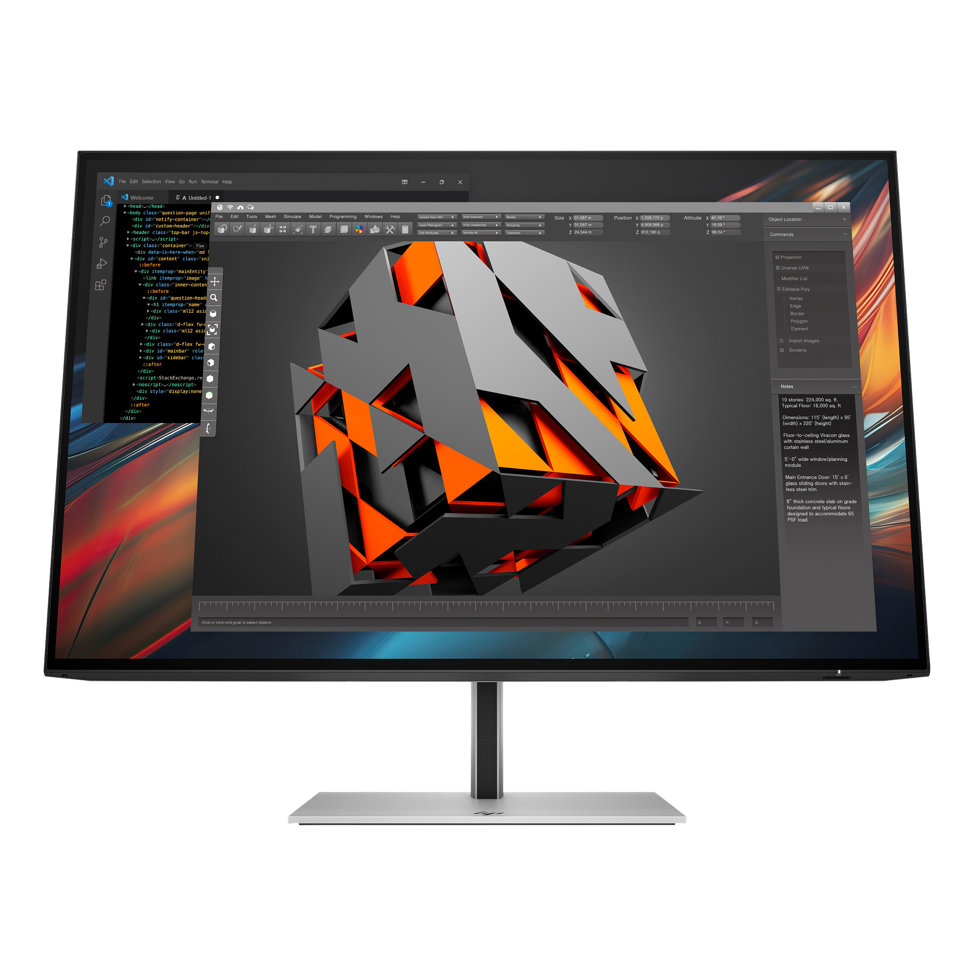 HP Monitor Pro de la serie 7 de 24 pulgadas con resoluci�n WUXGA y conectividad USB-C: 724pu sin PVC
