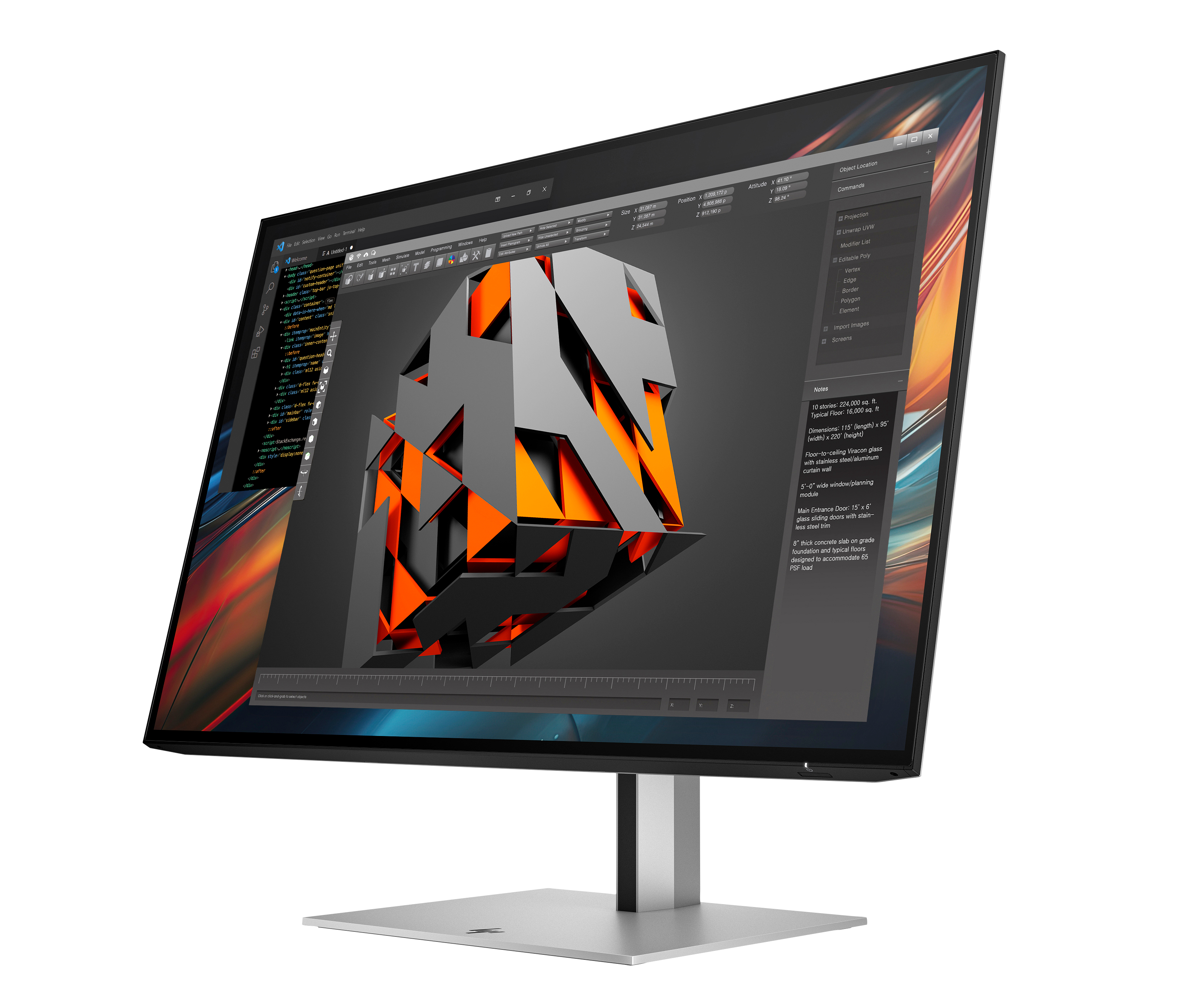 HP Monitor Pro de la serie 7 de 24 pulgadas con resoluci�n WUXGA y conectividad USB-C: 724pu sin PVC
