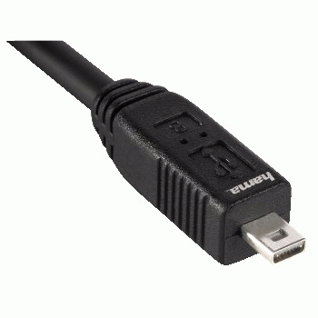 Hama USB-Kabel - USB (M) zu mini-USB Typ B (M)