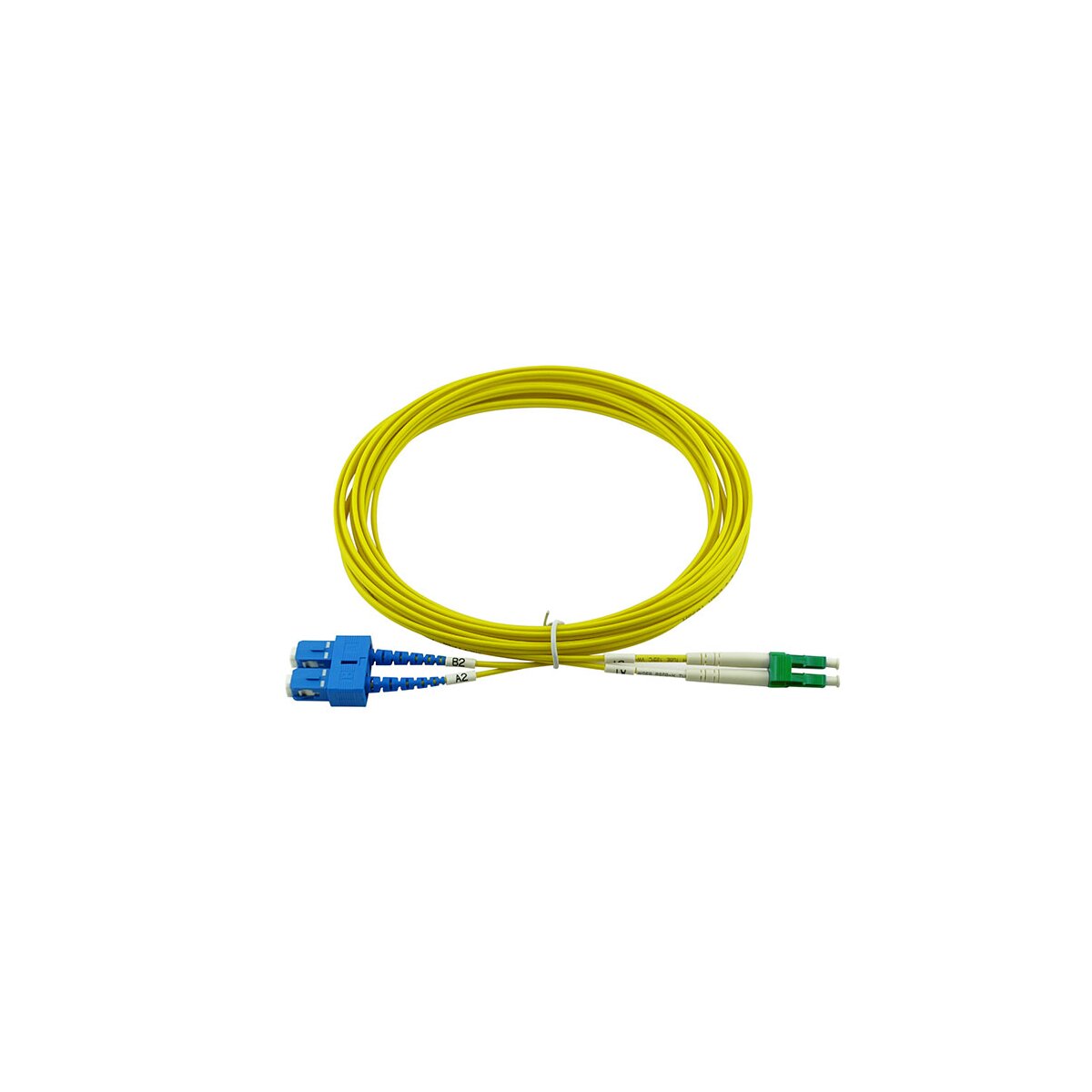 BlueOptics SFP3132BU7.5MX cavo a fibre ottiche 7,5 m LC SC G.657.A1 Giallo