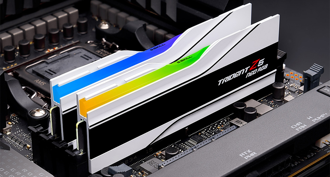 G.Skill Trident Z5 Neo RGB F5-6000J2836G16GX2-TZ5NR memory module 32 GB 2 x 16 GB DDR5 6000 MT/s 288-pin DIMM - 32 GB - DDR5