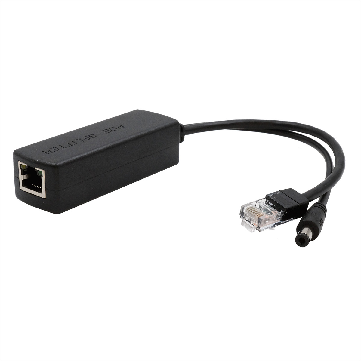 Exsys Ethernt PoE+ Splitter 10/100Mbps 802.3at 12VDC/2A/24W - 100 Mbps