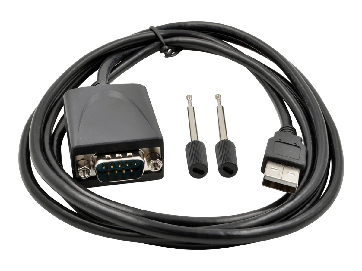 EXSYS EX-1311-2 cable de serie Negro 1,8 m USB tipo A DB-9