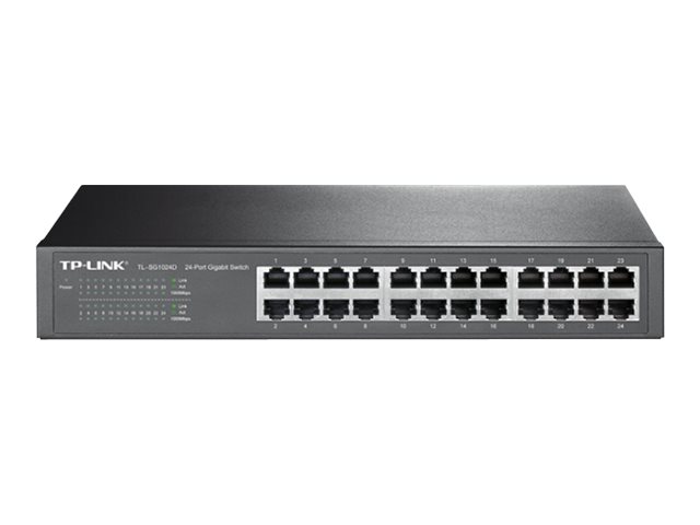 TP-Link TL-SG1024D commutateur rseau Non-gr Gigabit Ethernet (10/100/1000) Gris