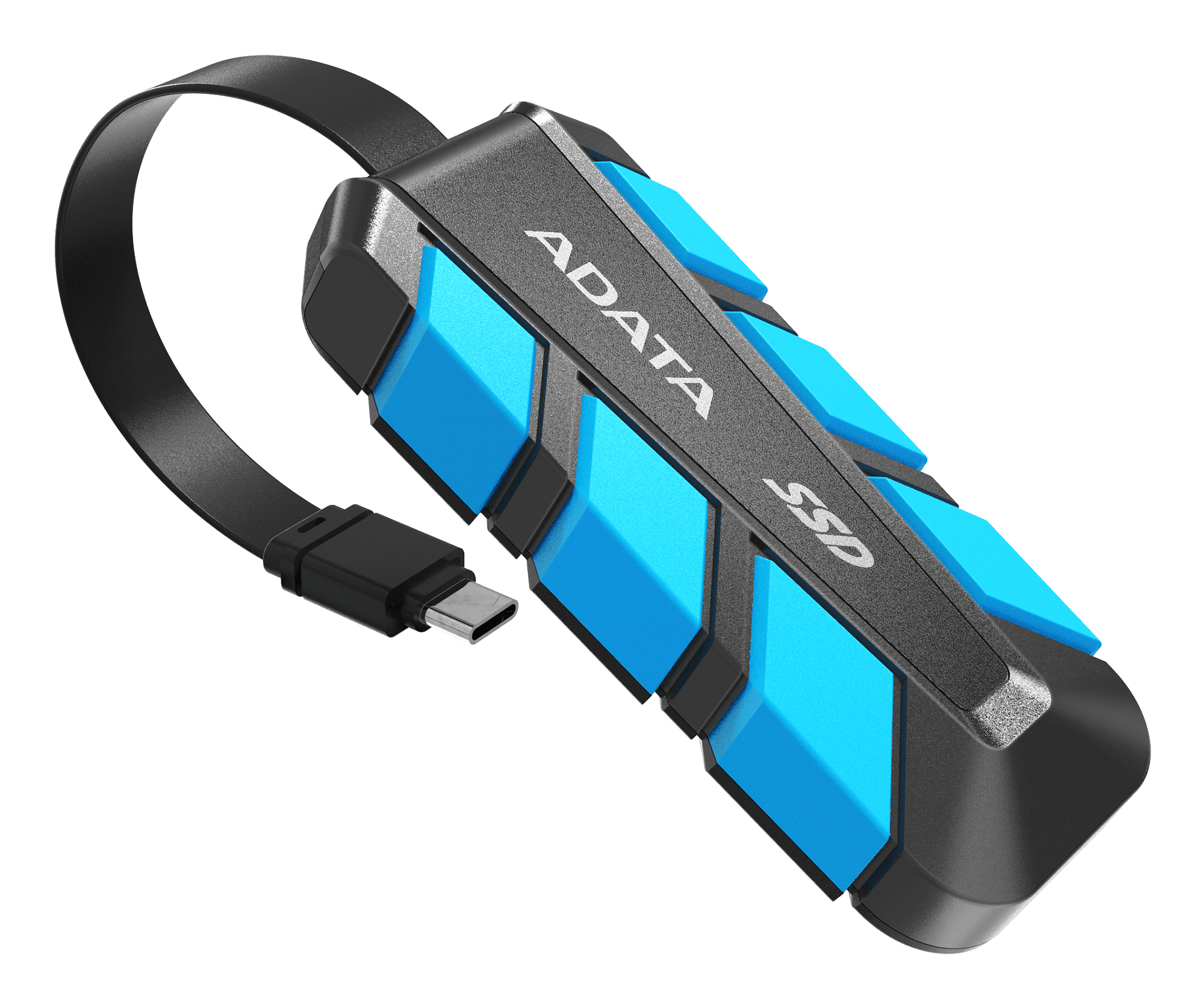 ADATA Externe SSD SC740 Plug&Go blue 1050/1000 MIL.STD