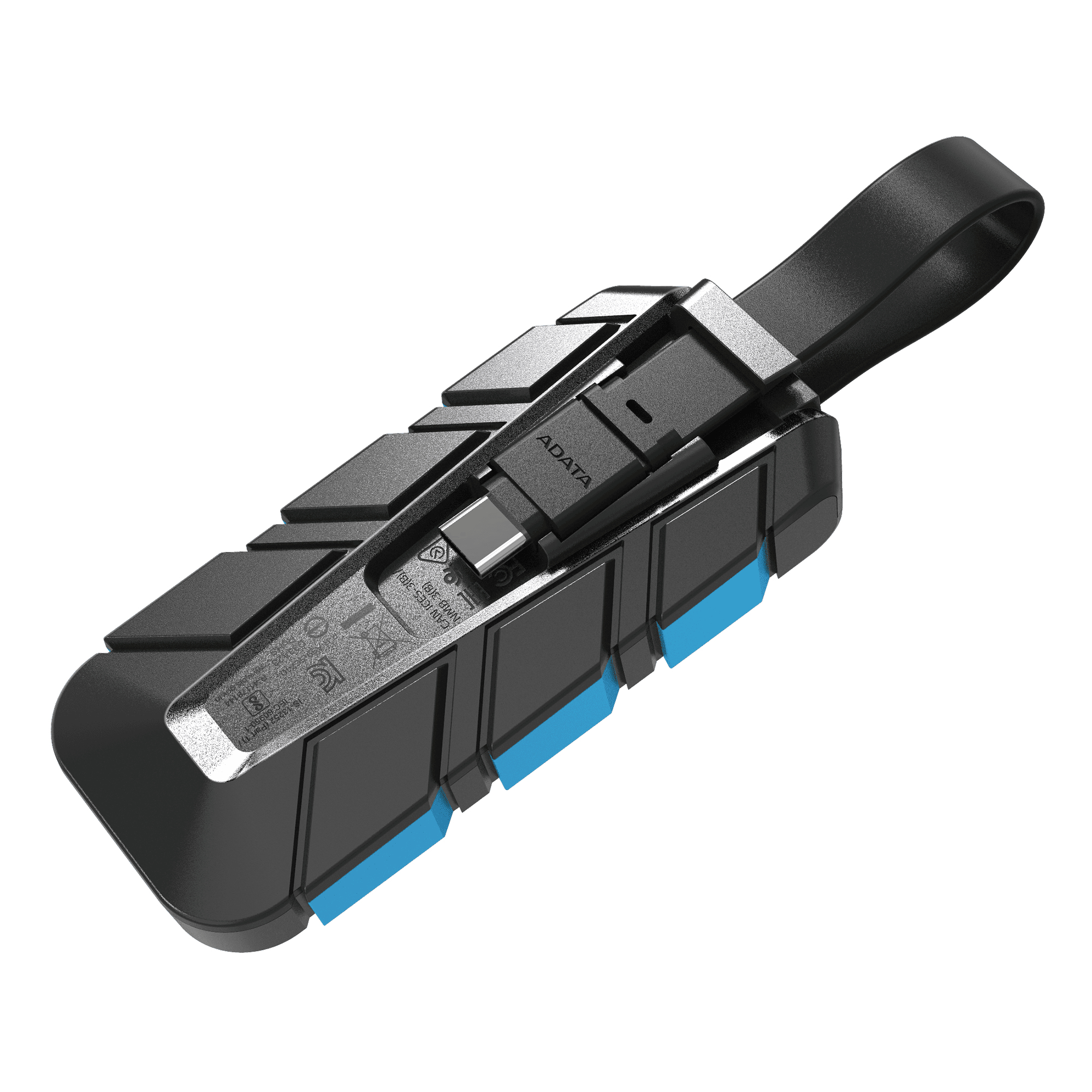 ADATA Externe SSD SC740 Plug&Go blue 1050/1000 MIL.STD