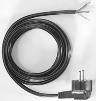 Bachmann Stromkabel - power CEE 7/7 (M) rechtwinklig zu ohne Stecker 30 mm abisoliert