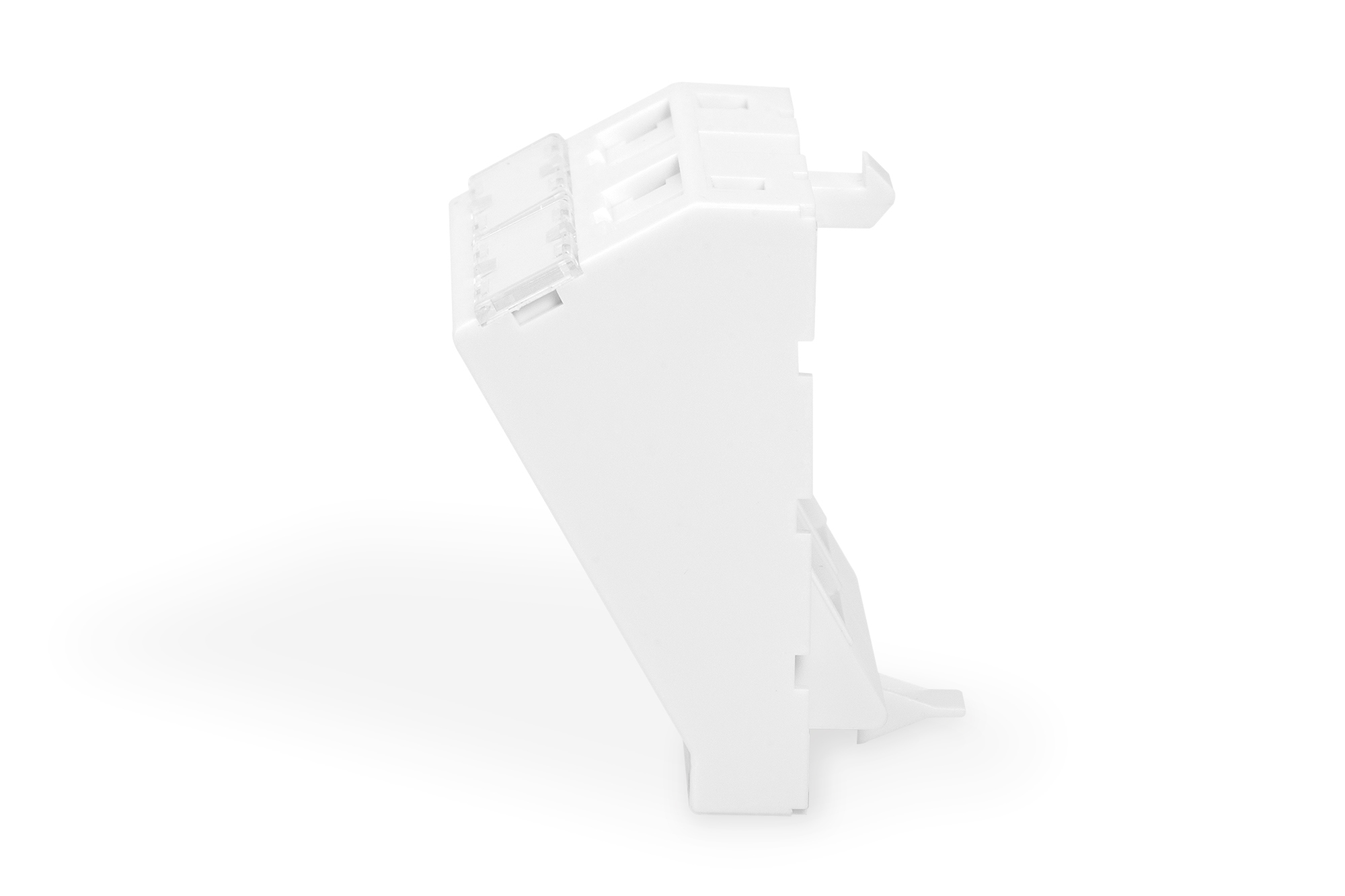 DIGITUS Frontplatte, 2-Port, 45 x 45 mm, abgewinkelt, f�r Rahmen DN-93802-5-SH