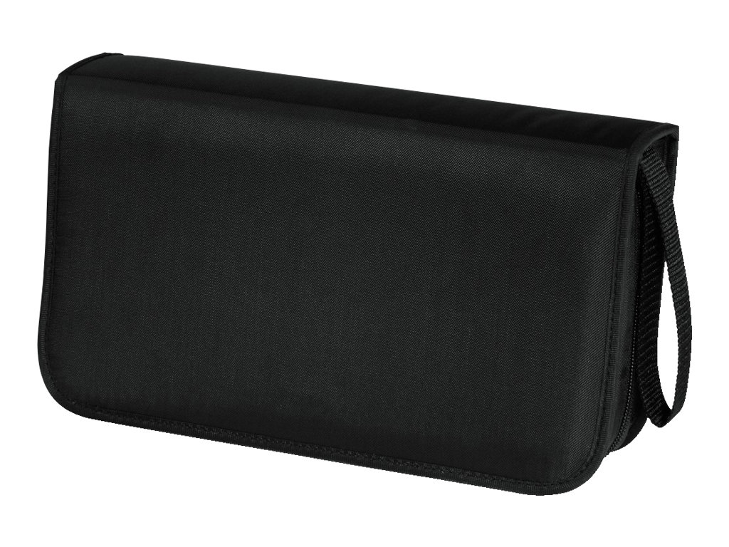 Hama CD Wallet Nylon 80, black 80 disques Noir