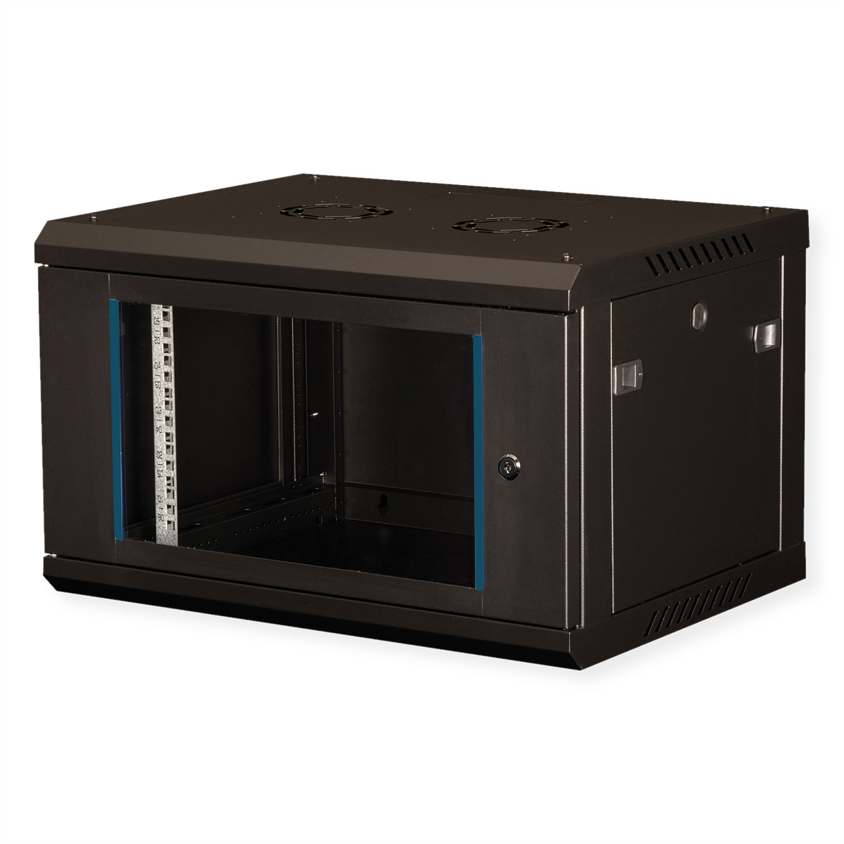 VALUE 19-Zoll Wandgehuse 600x450mm schwarz Bausatz - Wandgehuse