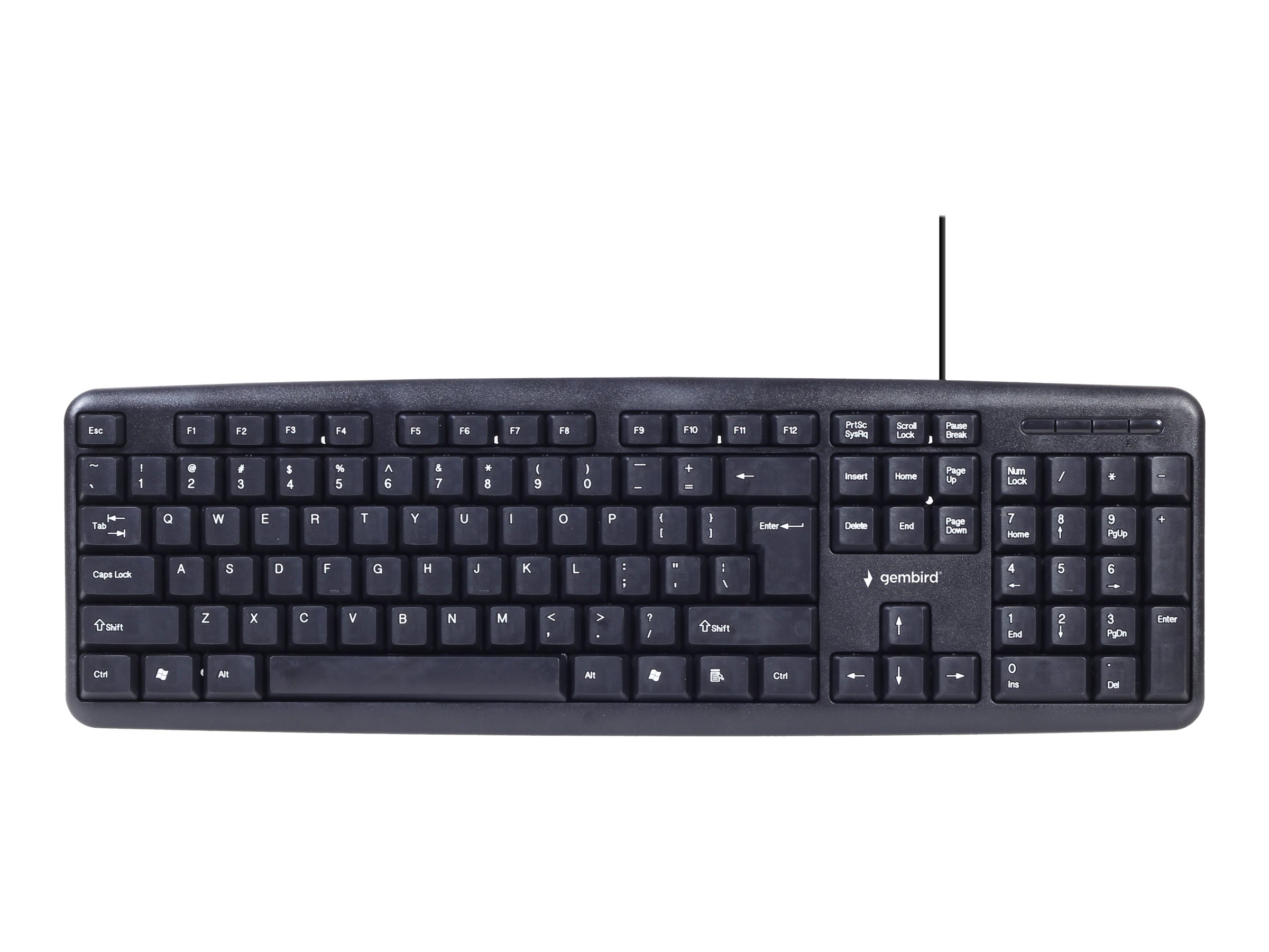 Gembird KBS-UO4-01 - 4-in-1 Officekit - Set aus Tastatur, Maus, Headset und Mauspad