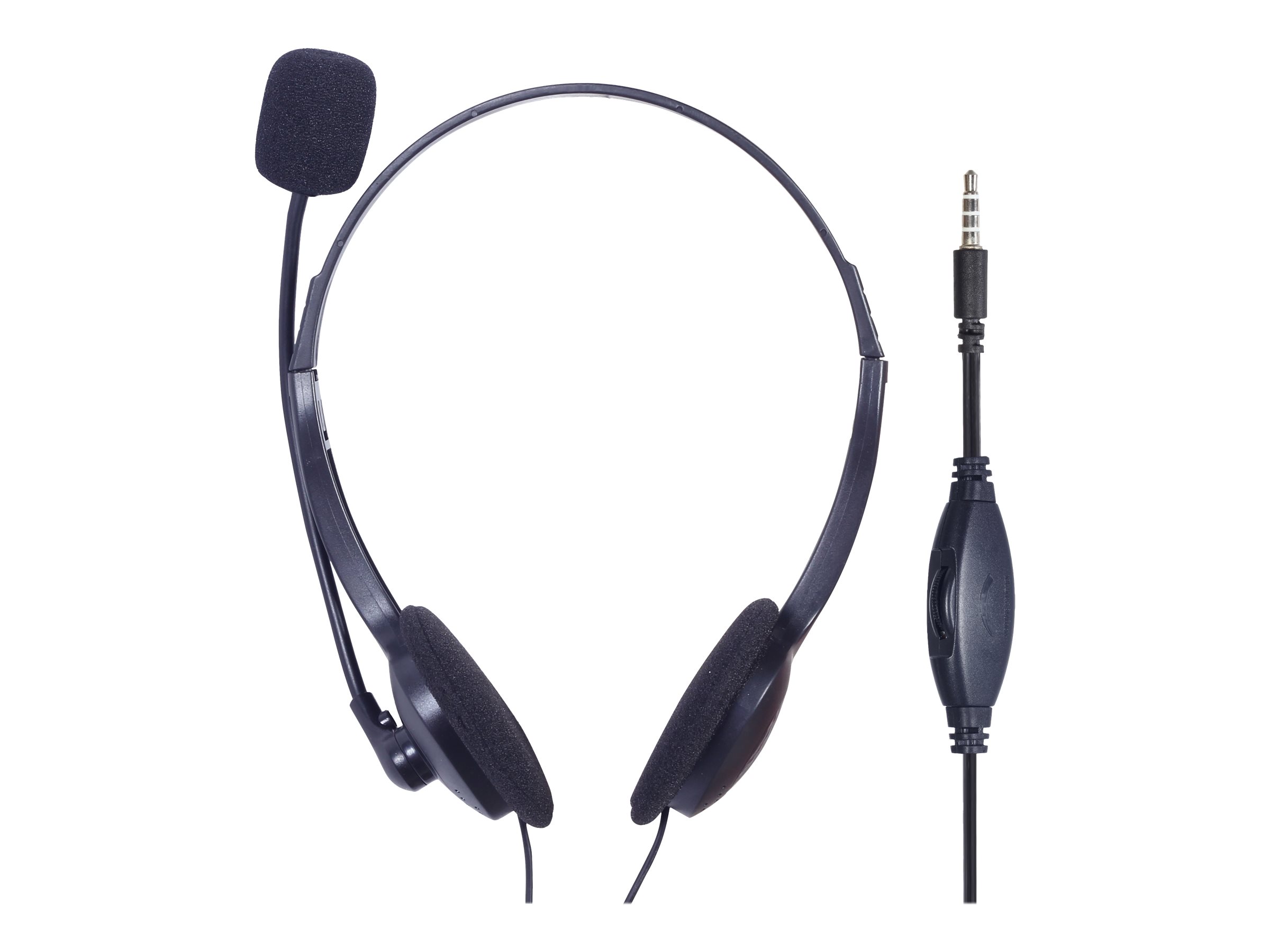 Gembird KBS-UO4-01 - 4-in-1 Officekit - Set aus Tastatur, Maus, Headset und Mauspad