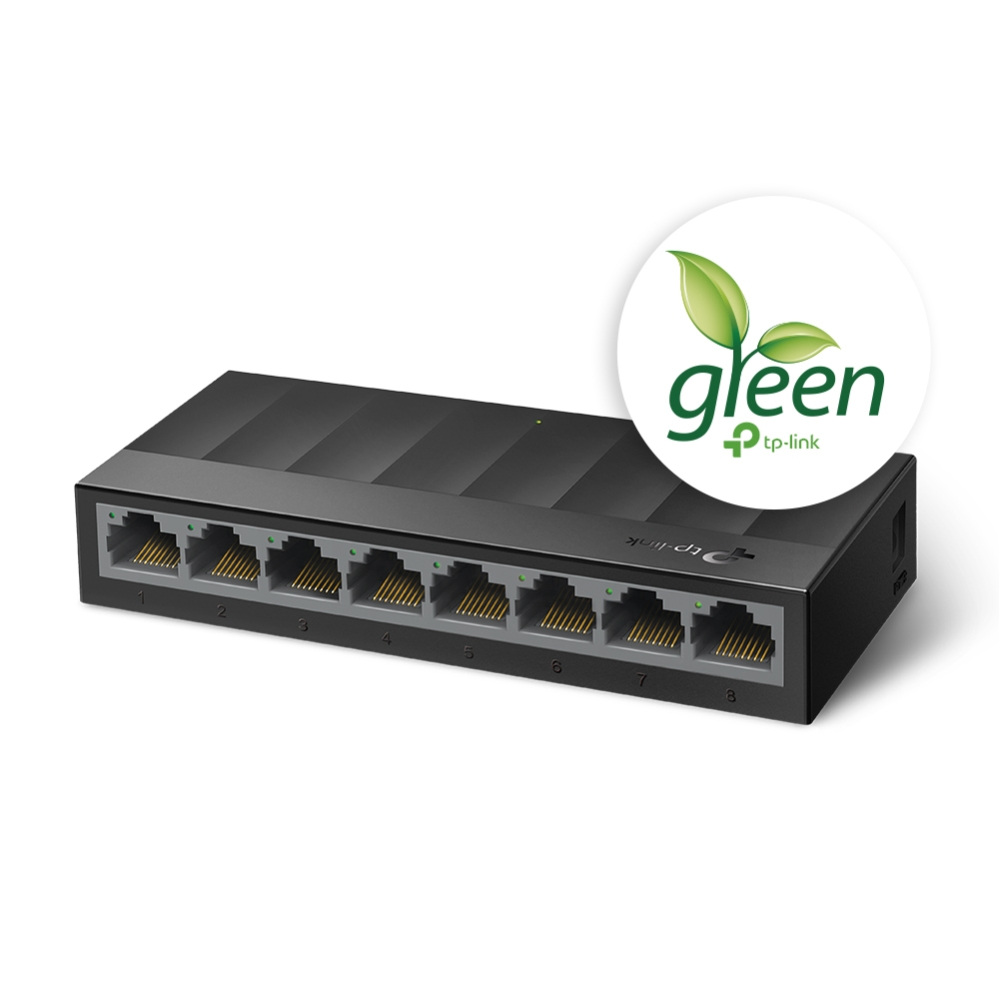 TP-Link LS1008G switch No administrado Gigabit Ethernet (10/100/1000) Negro