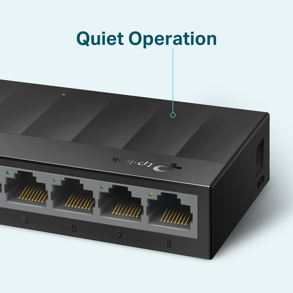 TP-Link LS1008G switch No administrado Gigabit Ethernet (10/100/1000) Negro