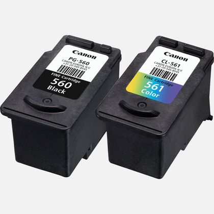 Canon PG-560 / CL-561 cartuccia dinchiostro 2 pz Originale Resa standard Nero, Ciano, Magenta, Giallo